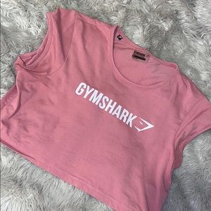 Pink Gymshark crop top